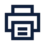 System Printing Line SVG Icon